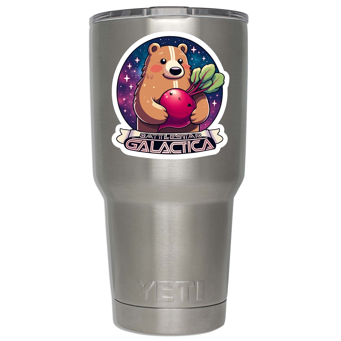 Bears Beats Battlestar Vinyl Sticker | Funny Dwight and Jim Quote Decal for Laptop, Water Bottle, Journal, Car | The Office Fan Gift