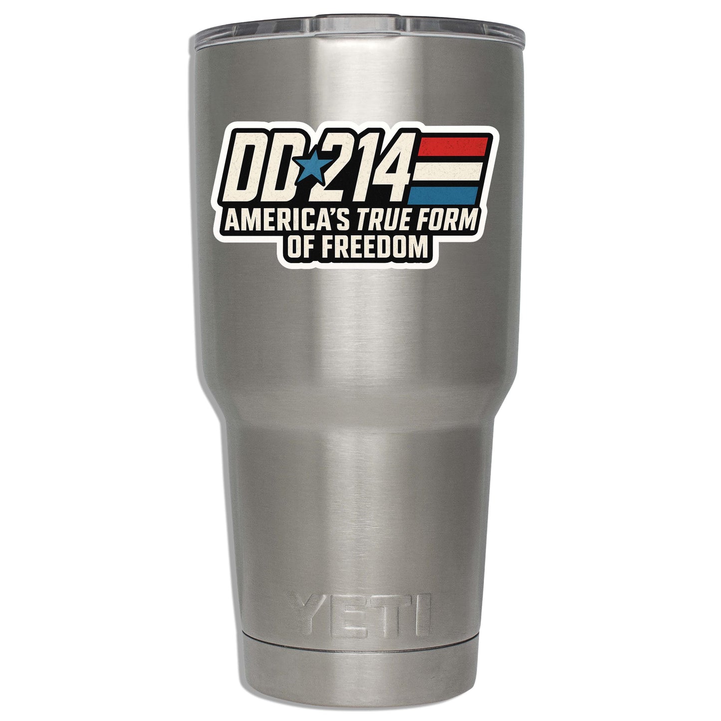 DD214 America’s True Form of Freedom Vinyl Sticker for Car SUV Laptop Cooler Toolbox Waterproof Patriotic Military Veteran Gift