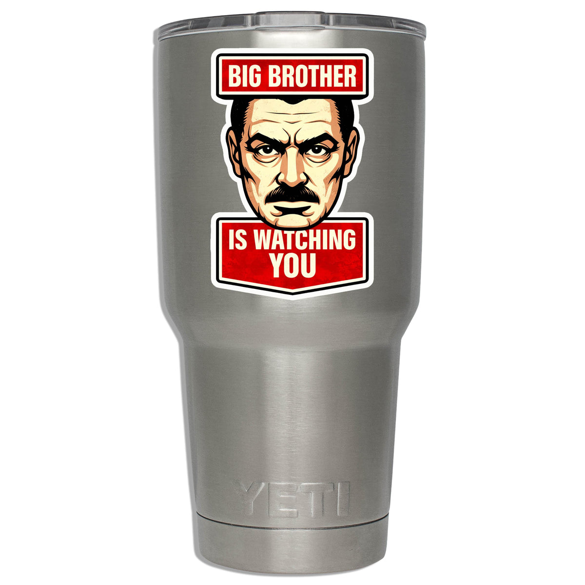 Orwell Big Brother is Watching You Vinyl Decal Funny Political Sticker Dystopian Bumper Decal Free Speech Anti Tyranny Orwellian Gift