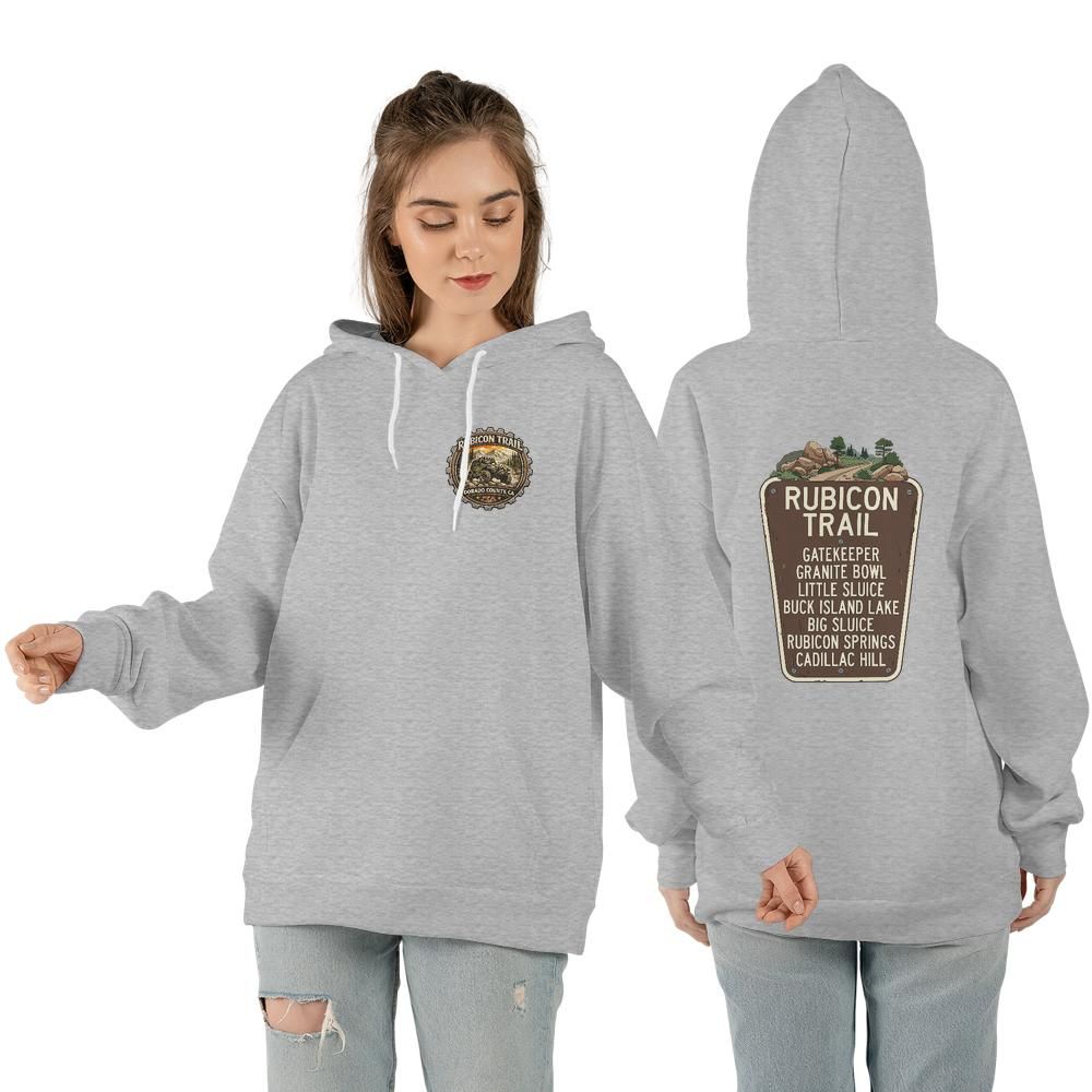 Rubicon Trail Key Obstacles Hoodie - Off-Road Adventure Gear