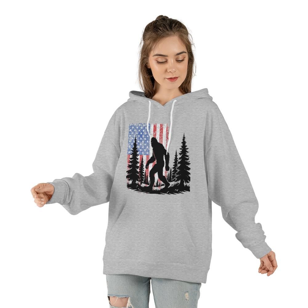Big Foot Across America Hoodie - Cozy Mystery & Adventure