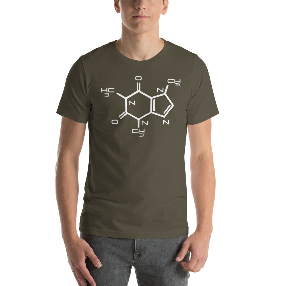 Caffeine Molecule Structure Short-Sleeve Unisex T-Shirt