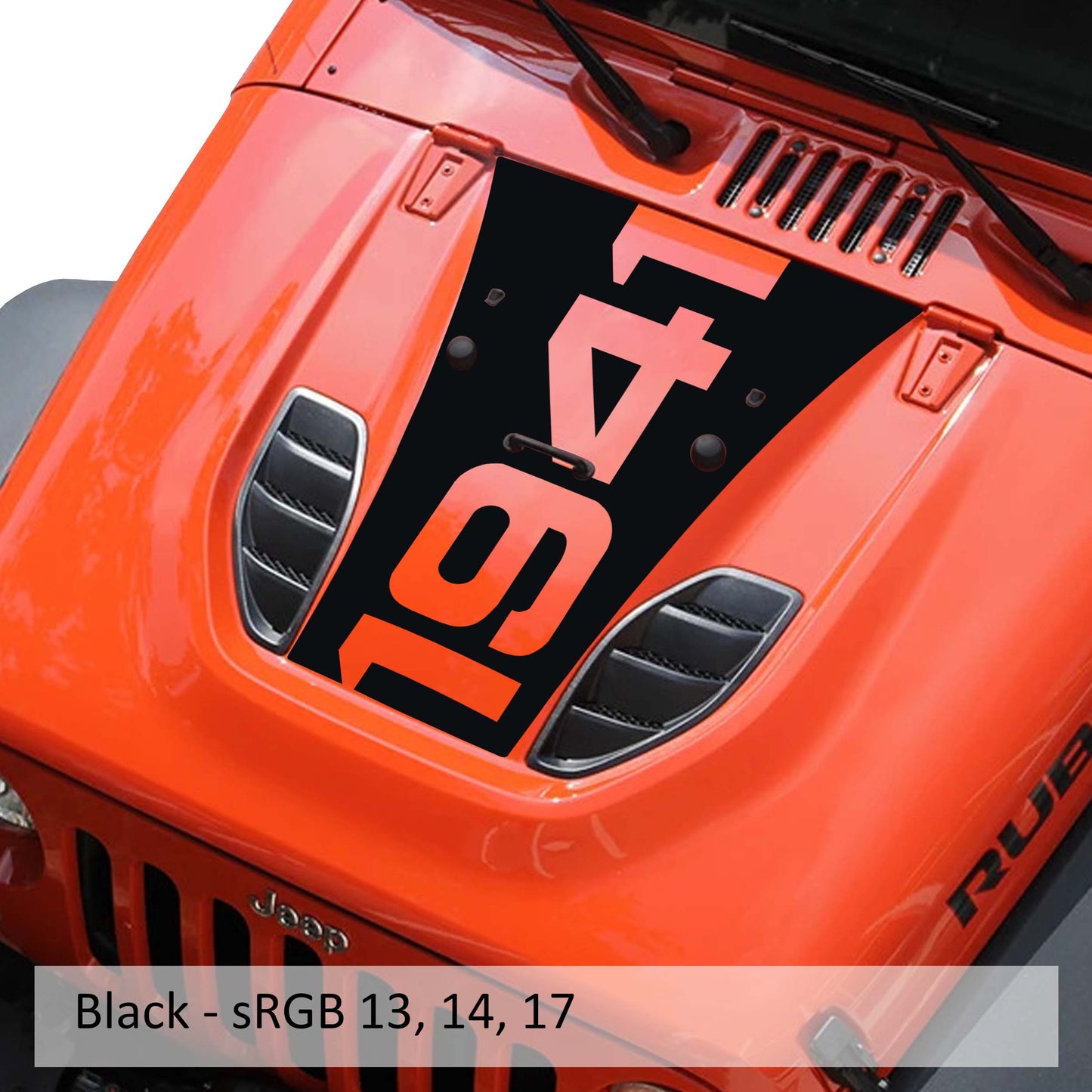 10th Anniversary / Hard Rock 1941 Blackout Hood Vinyl Decal