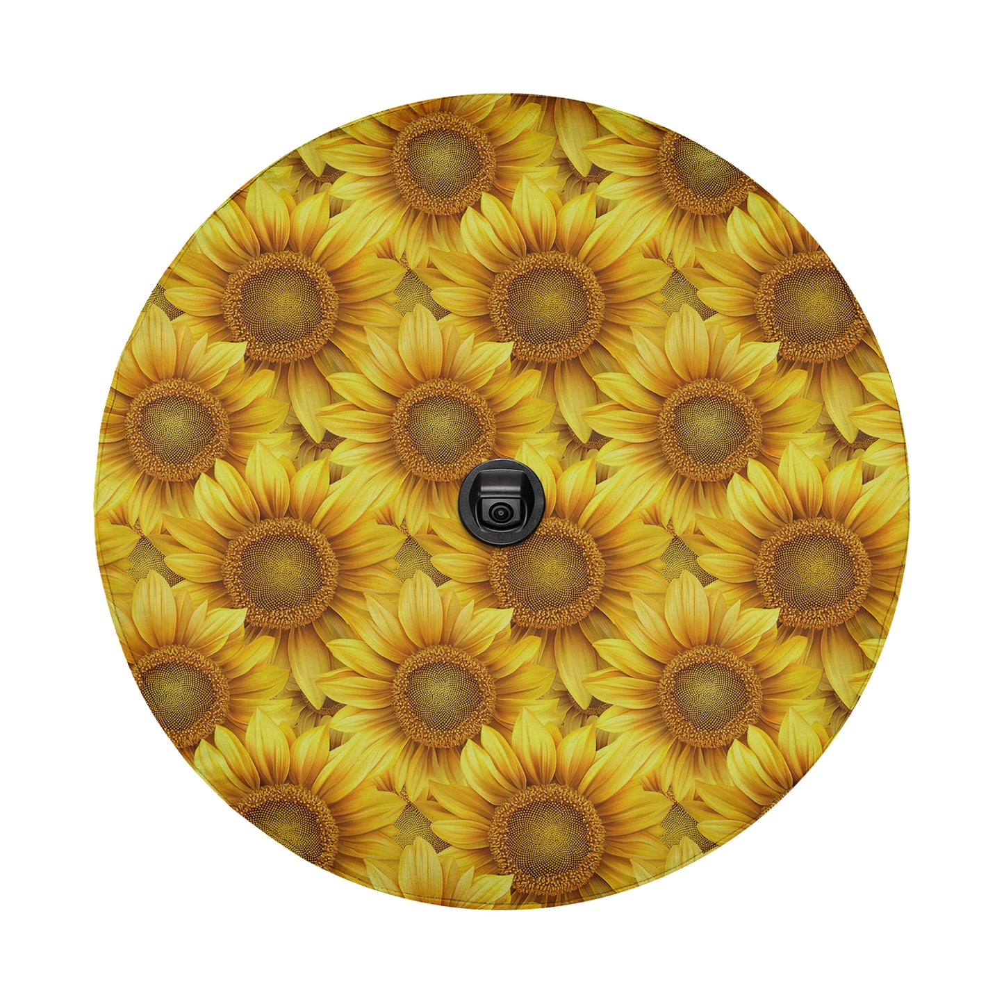 a picture of a bunch of sunflowers on a white background