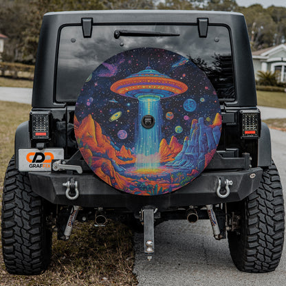 a car that has a sticker on it