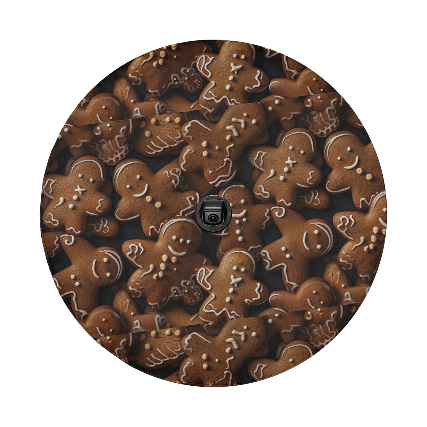 a group of ginger cookies with faces on them