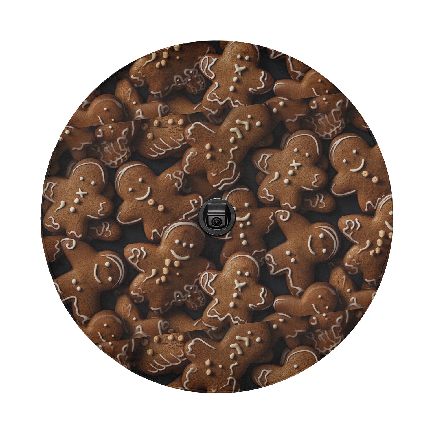 a group of ginger cookies with faces on them
