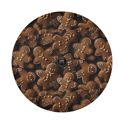 a group of ginger cookies with faces on them