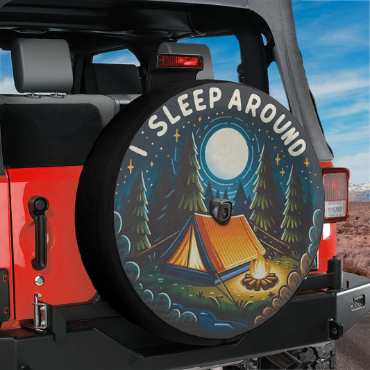 a jeep with a tent on the back of it