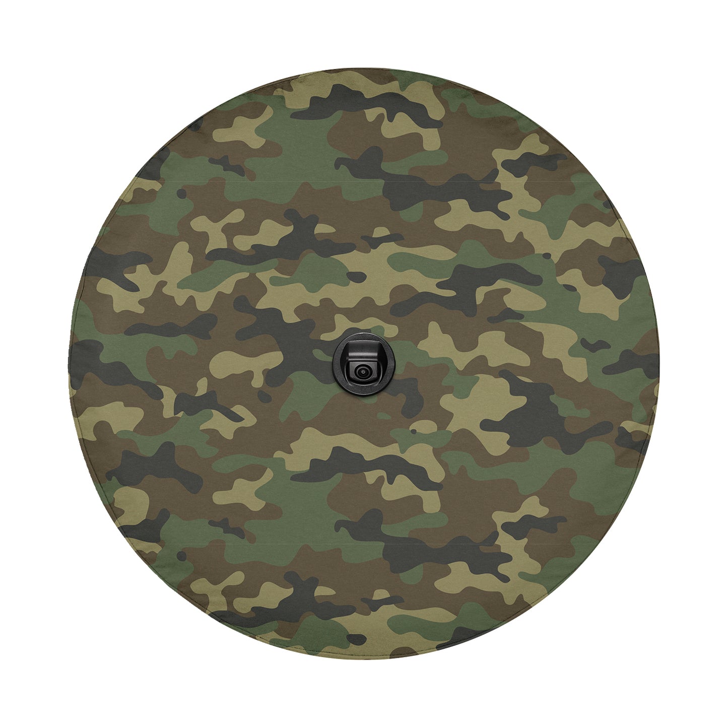 a camo pattern is shown in a circular shape