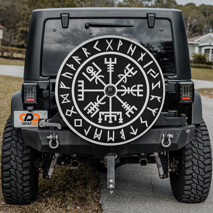 a black jeep with a wheel of fortune written on it