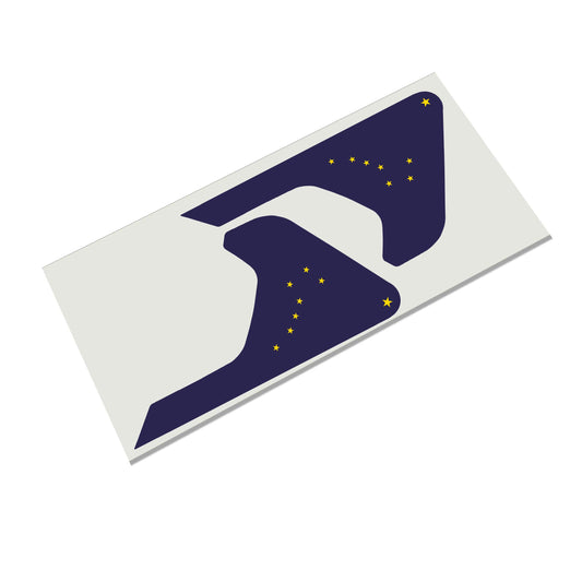 Alaska State Flag 2pc Vinyl Fender Decal Set - Fits Jeep Wrangler JL/Jeep Gladiator JT 2018+