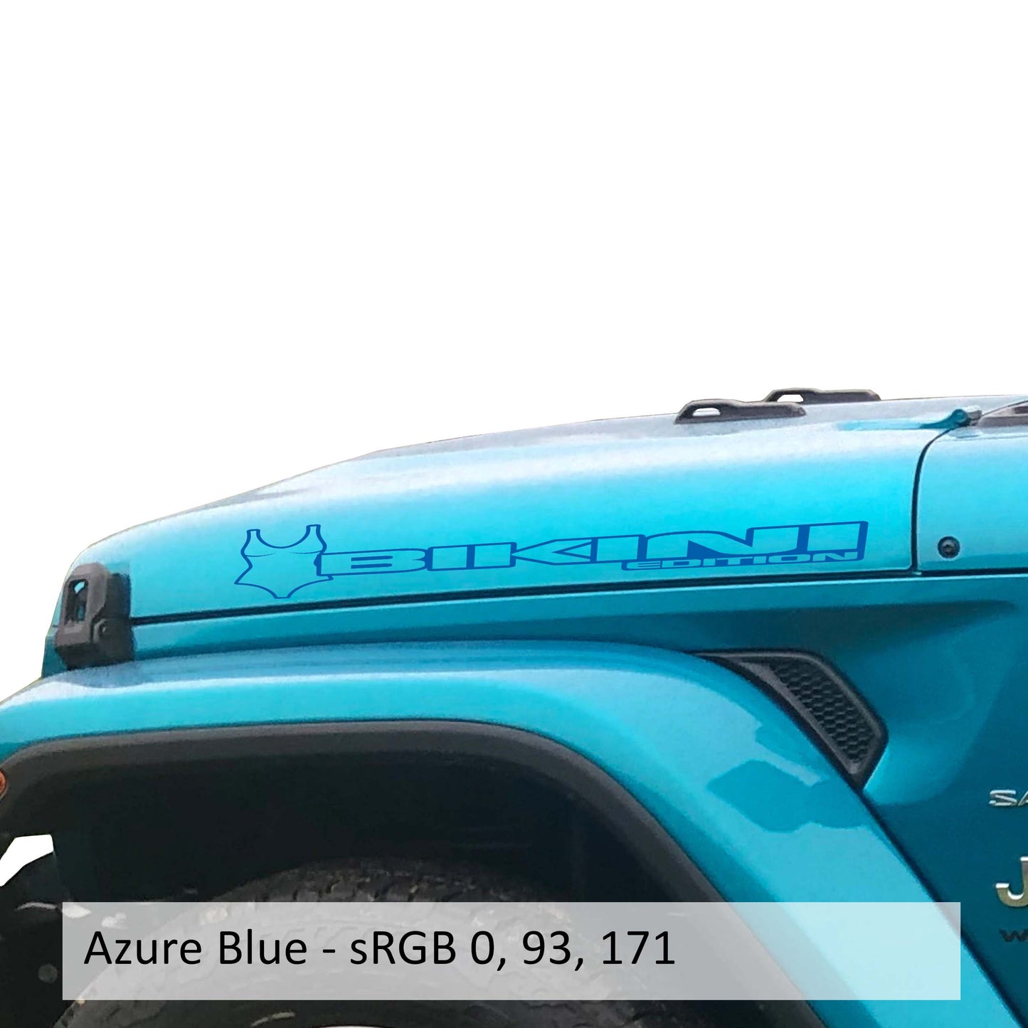 Bikini Edition Side Hood Decal Set (Pair)