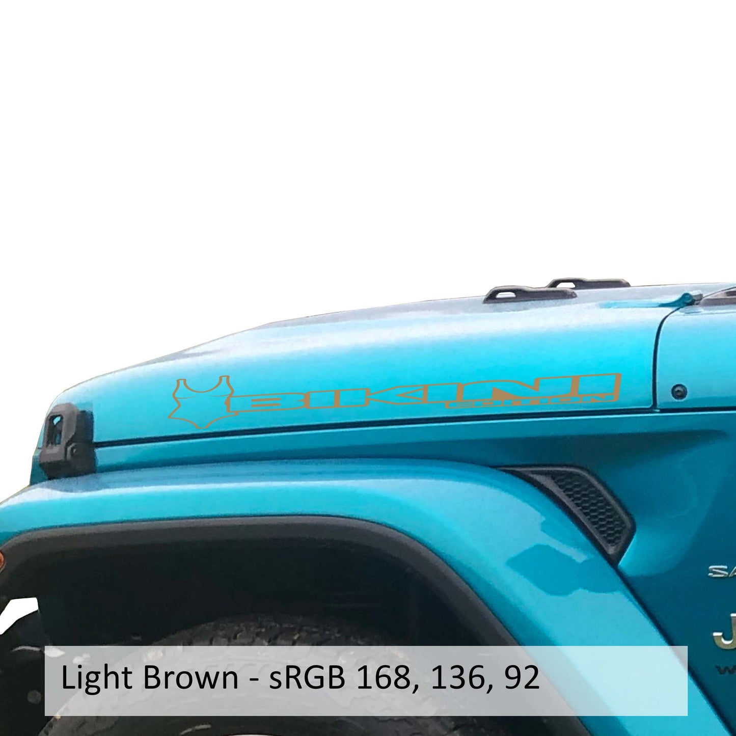 Bikini Edition Side Hood Decal Set (Pair)