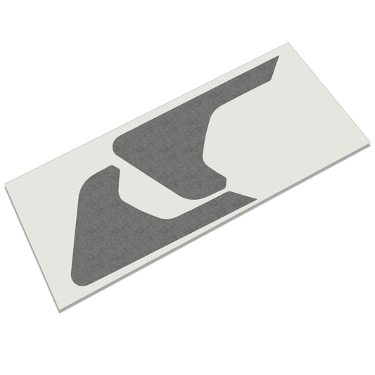 Wrangler with JL Lettering Fender Vent Vinyl Transfer Decal - Fits Jeep Wrangler JL/Jeep Gladiator JT 2018+