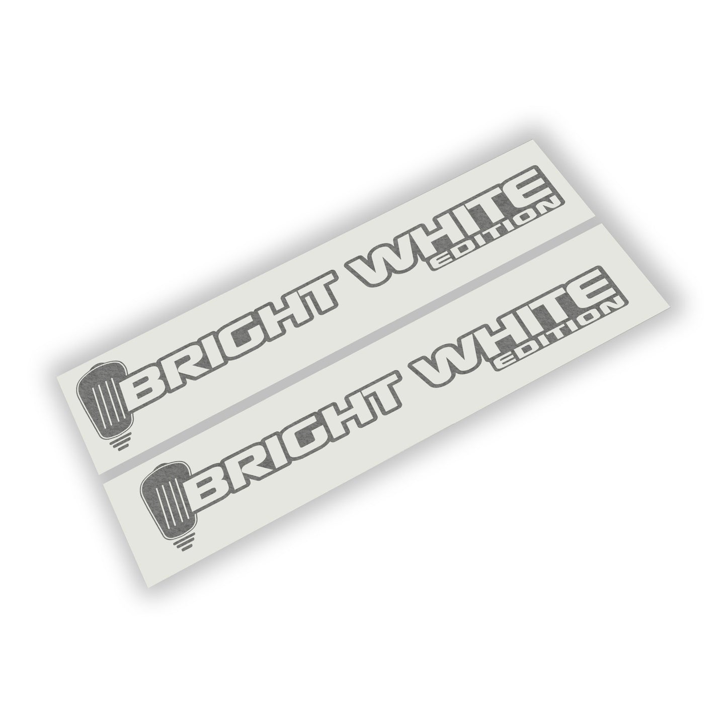 Bright White Edition Hood Decal Set (Pair)