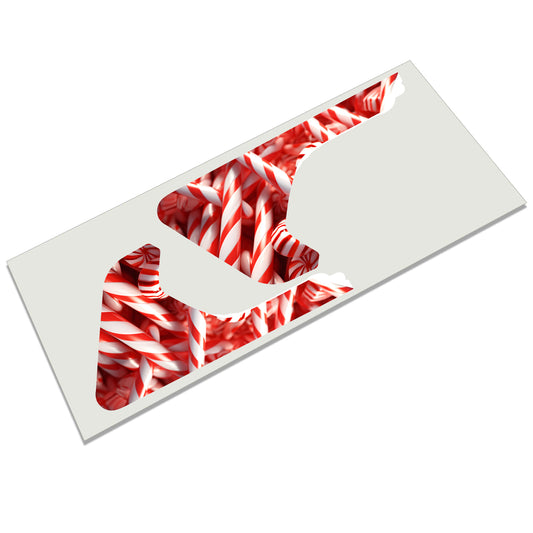 Candy Cane 2pc Vinyl Fender Decal Set - Fits Jeep Wrangler JL/Jeep Gladiator JT 2018+