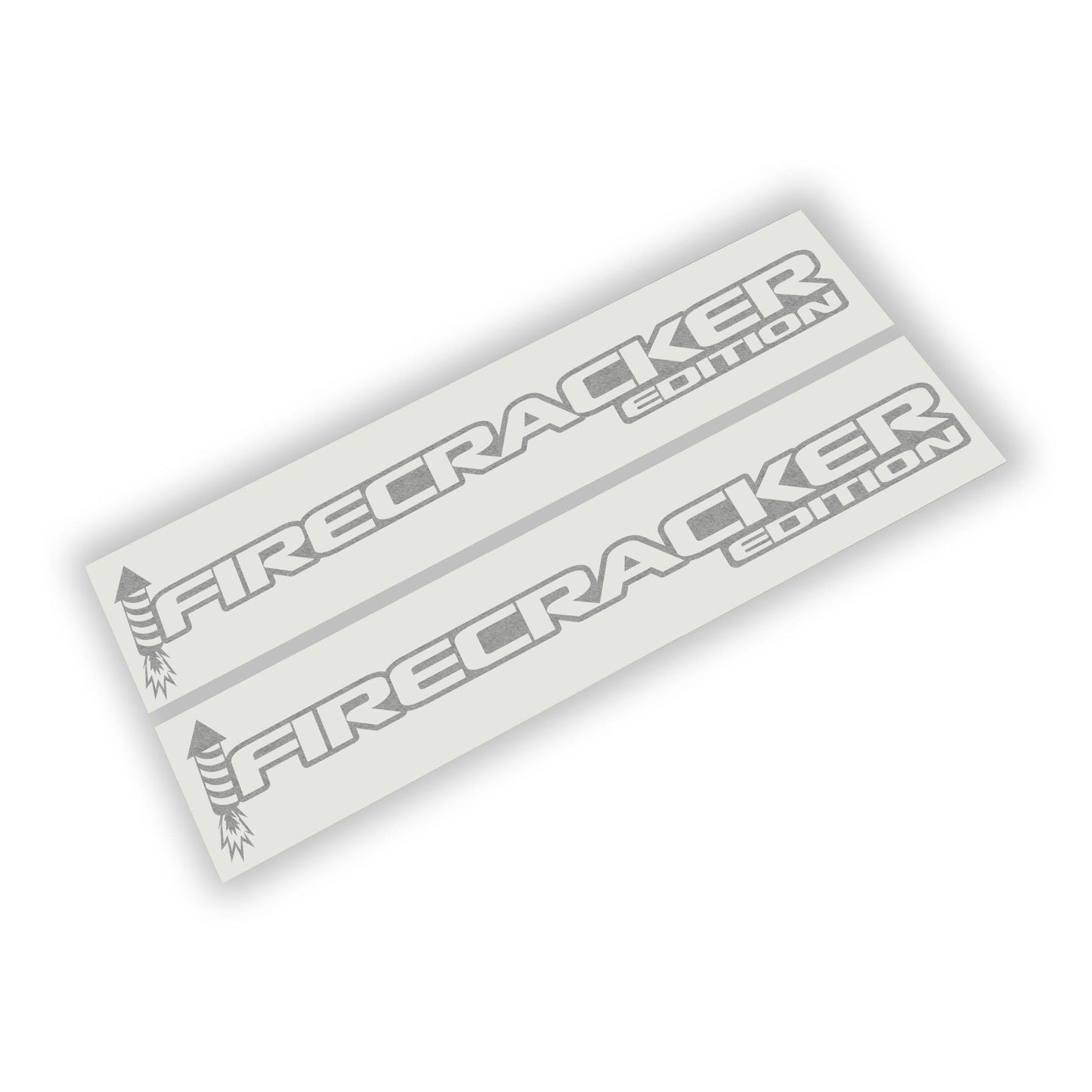 Firecracker Red Edition Side Hood Decal Set (Pair)