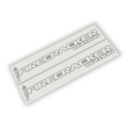 Firecracker Red Edition Side Hood Decal Set (Pair)