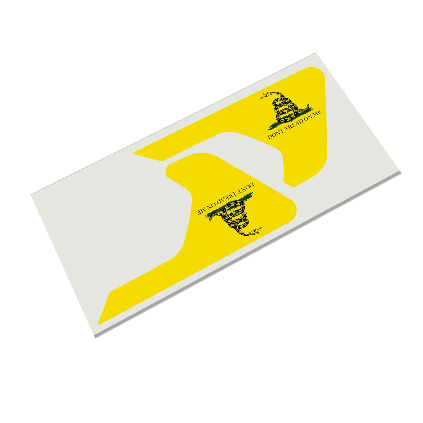 Gadsden Flag 2pc Vinyl Fender Decal Set - Fits Jeep Wrangler JL/Jeep Gladiator JT 2018+