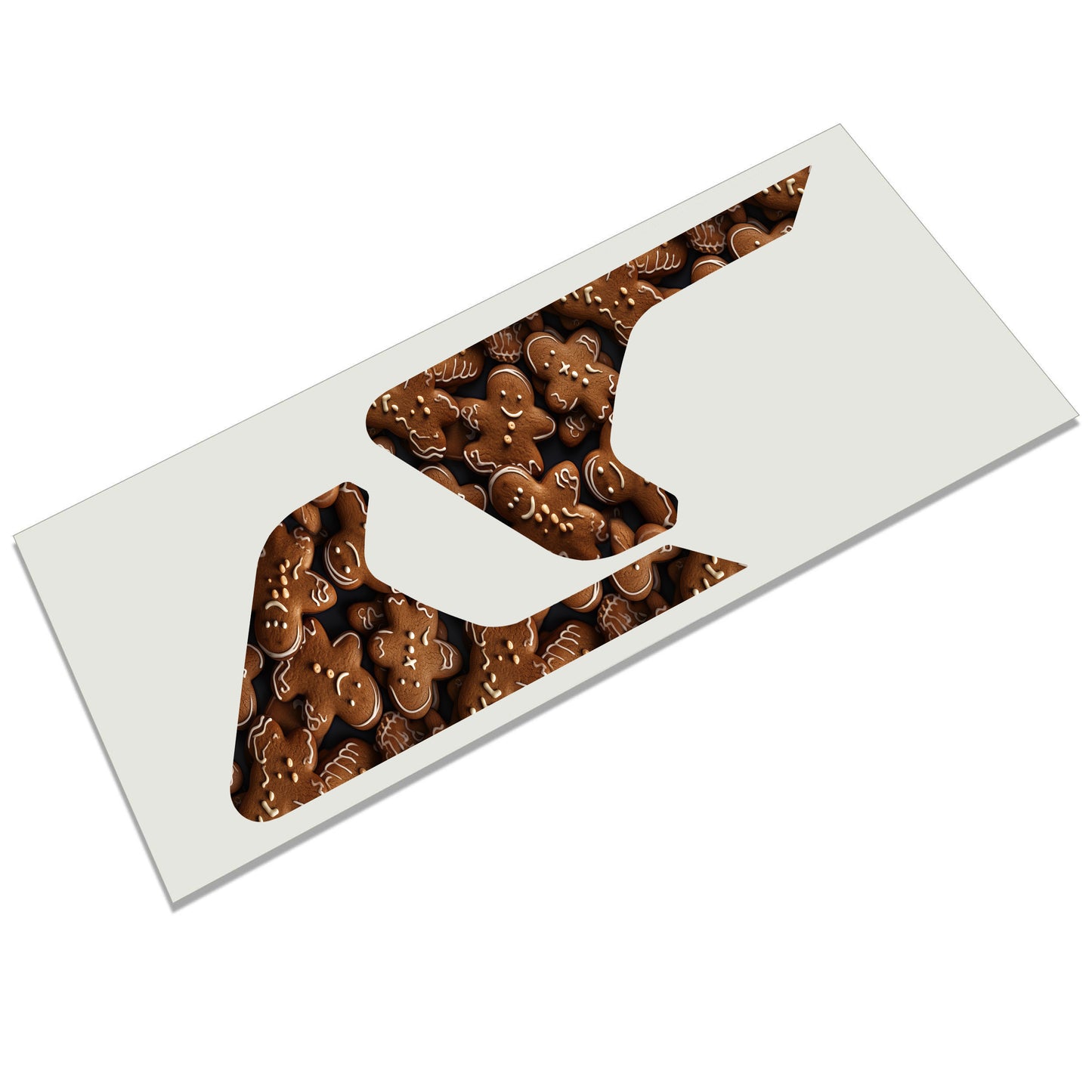 Gingerbread Man 2pc Vinyl Fender Decal Set - Fits Jeep Wrangler JL/Jeep Gladiator JT 2018+