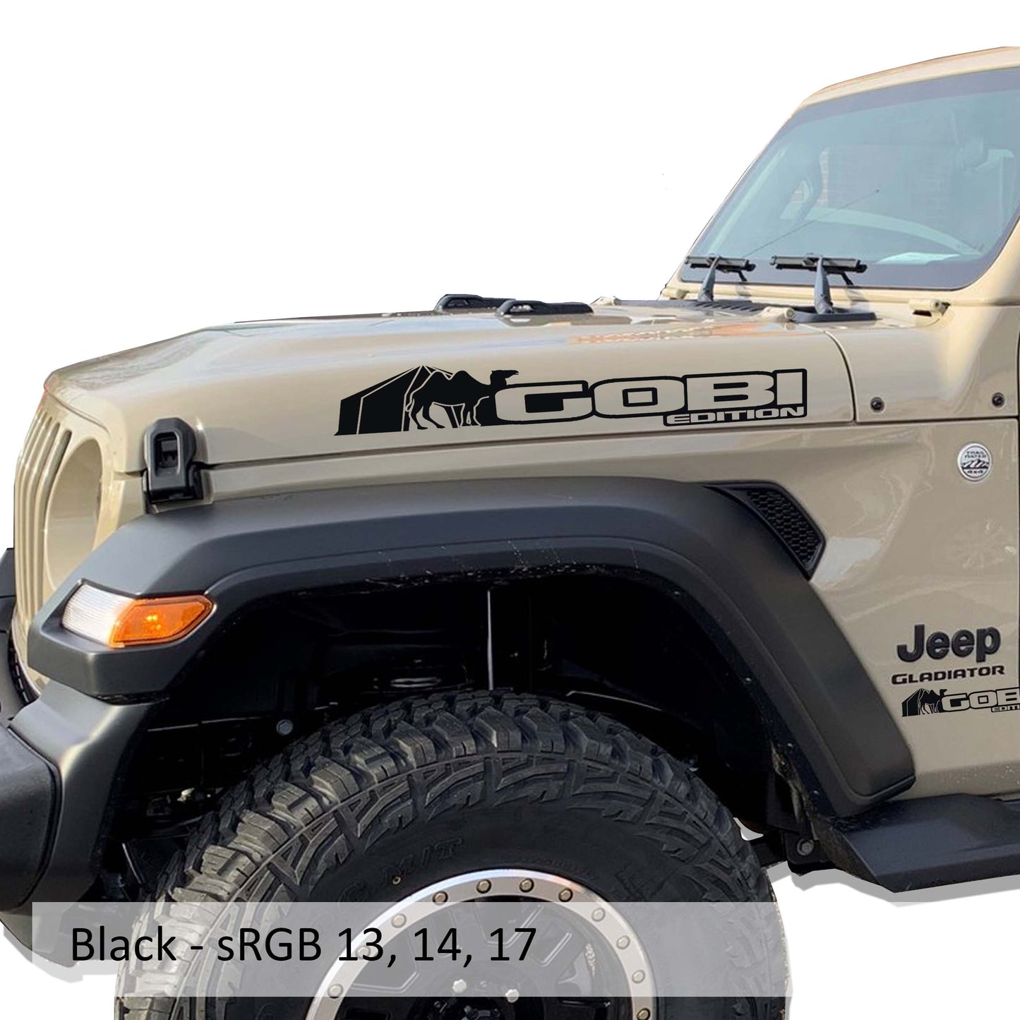 Gobi Edition Hood Decal Set (Pair)