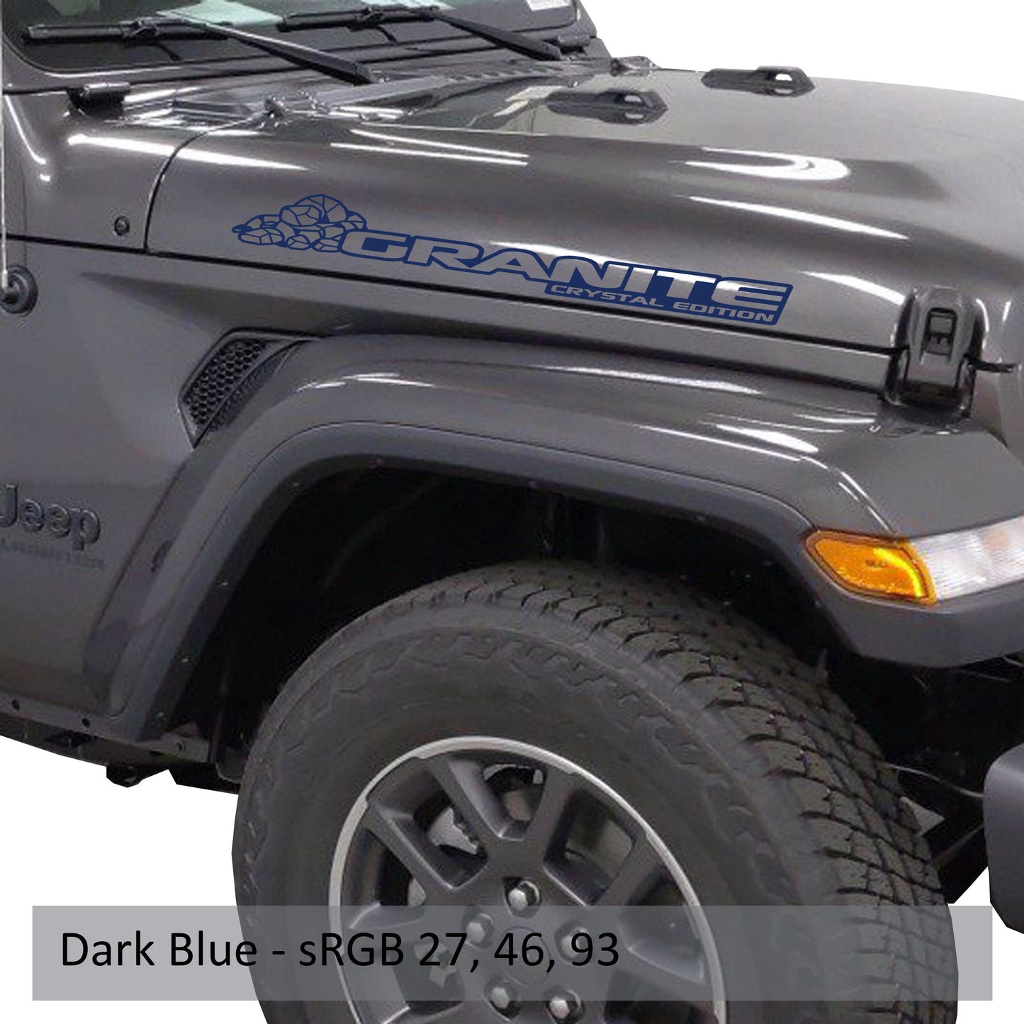 Granite Crystal Edition Side Hood Decal Set (Pair)