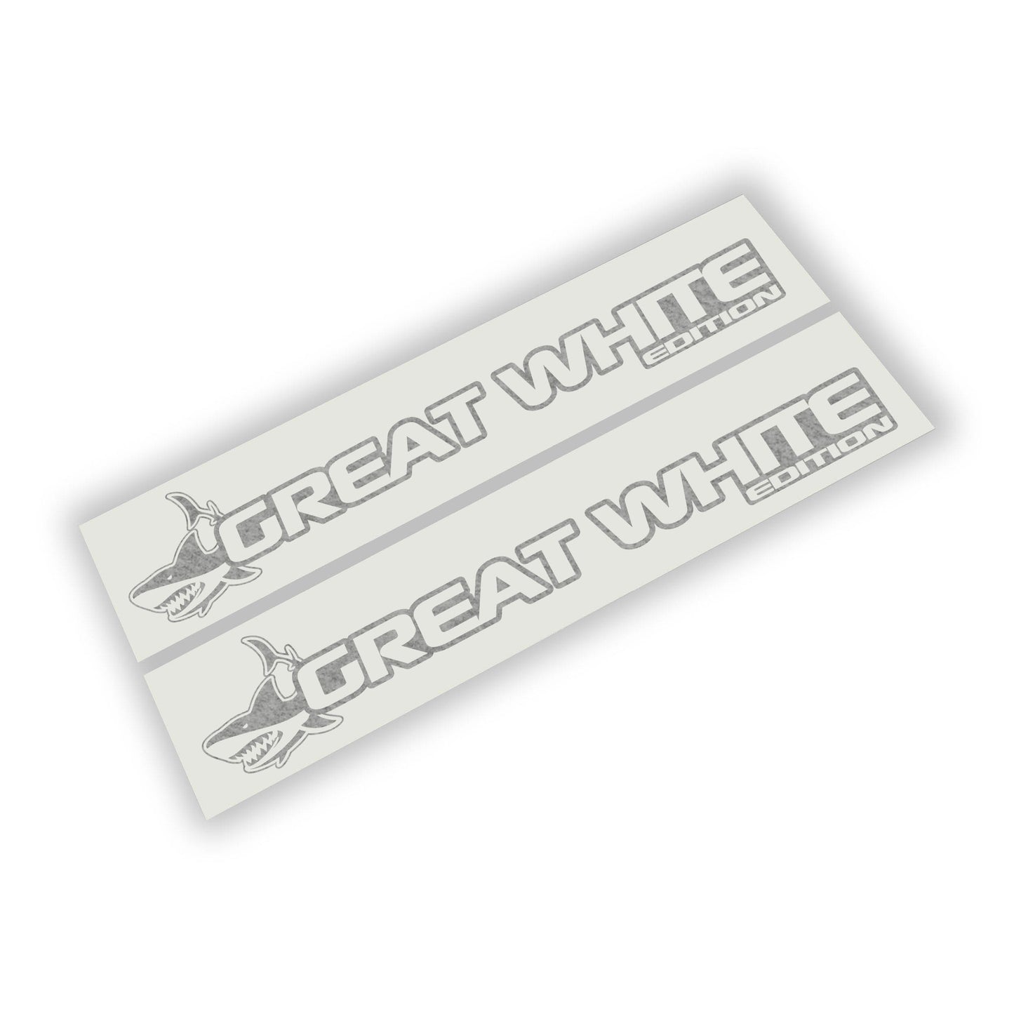 Great White Edition Side Hood Decal Set (Pair)