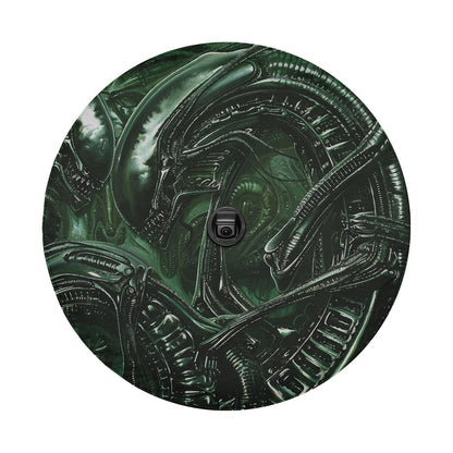 Alien Lifeform Spare Tire Cover With Backup Camera Hole