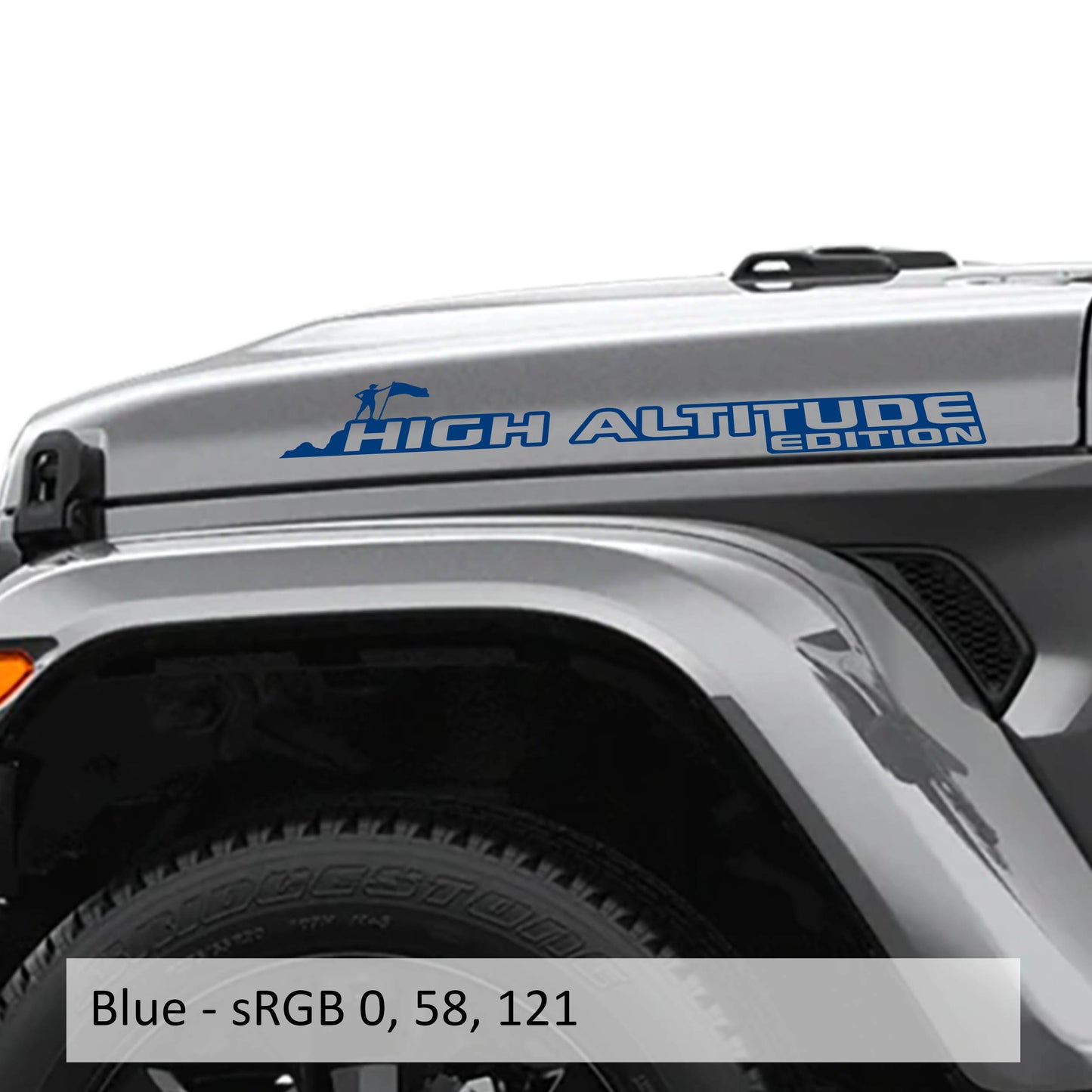 High Altitude Hood Edition Vinyl Decal Set (Pair)