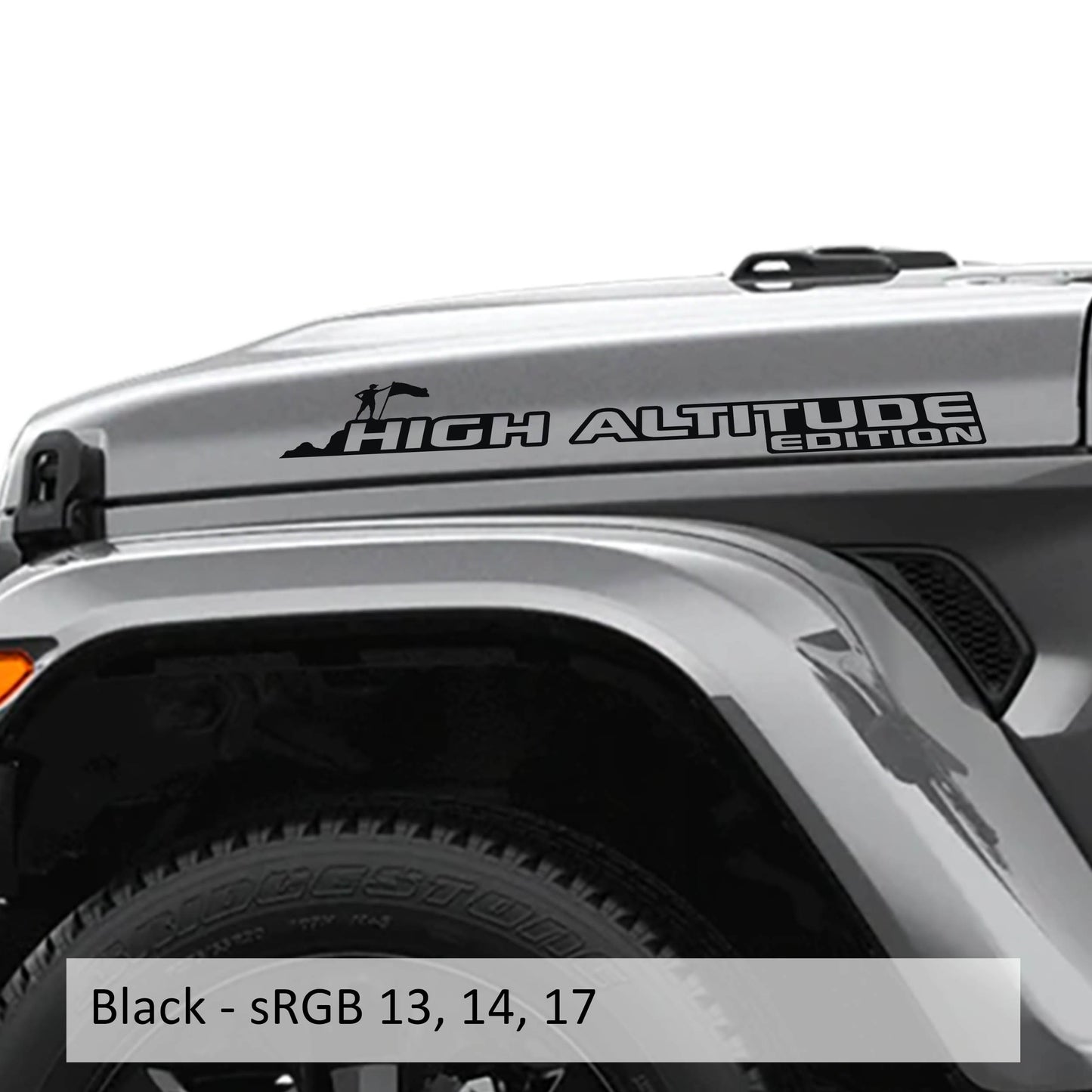High Altitude Hood Edition Vinyl Decal Set (Pair)