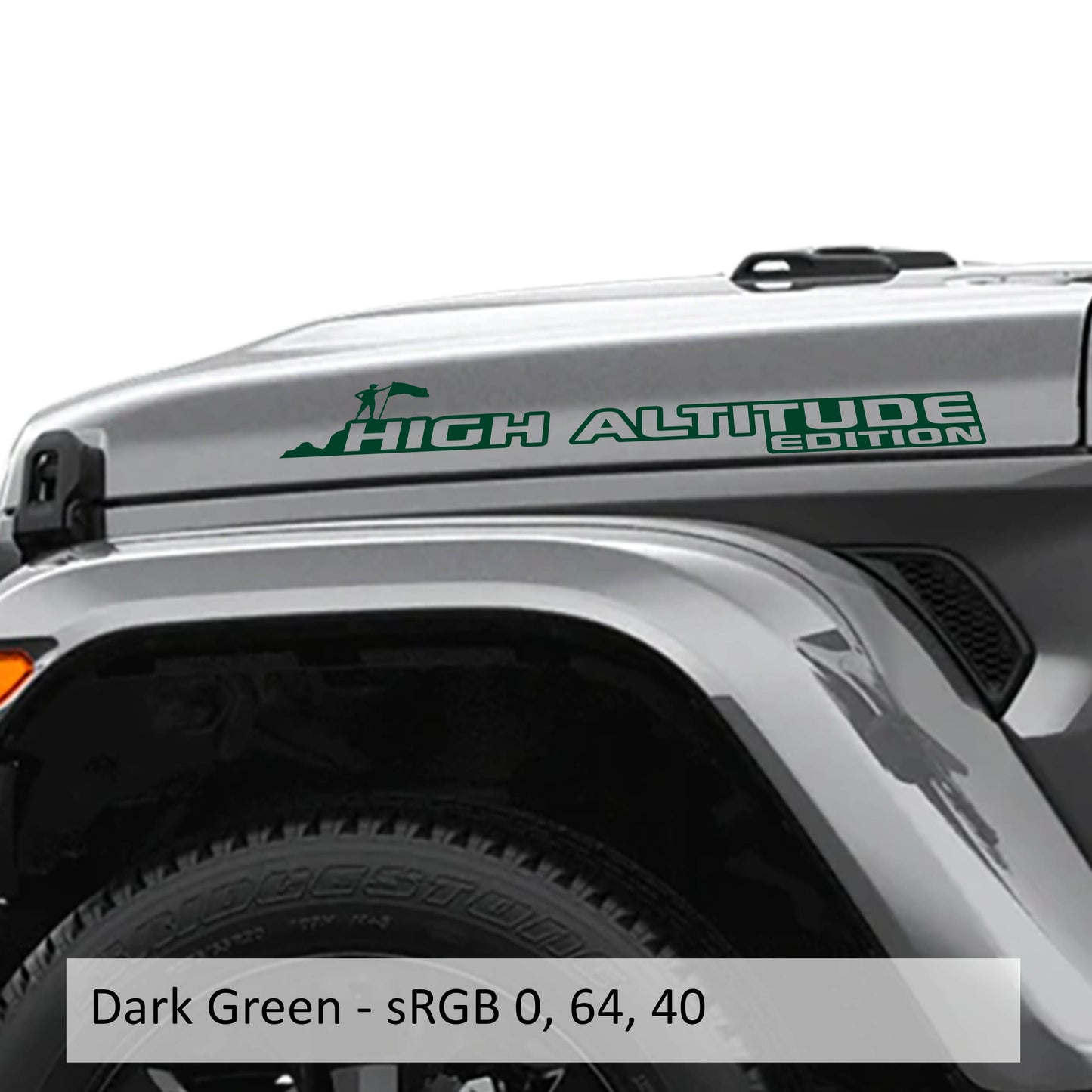 High Altitude Hood Edition Vinyl Decal Set (Pair)