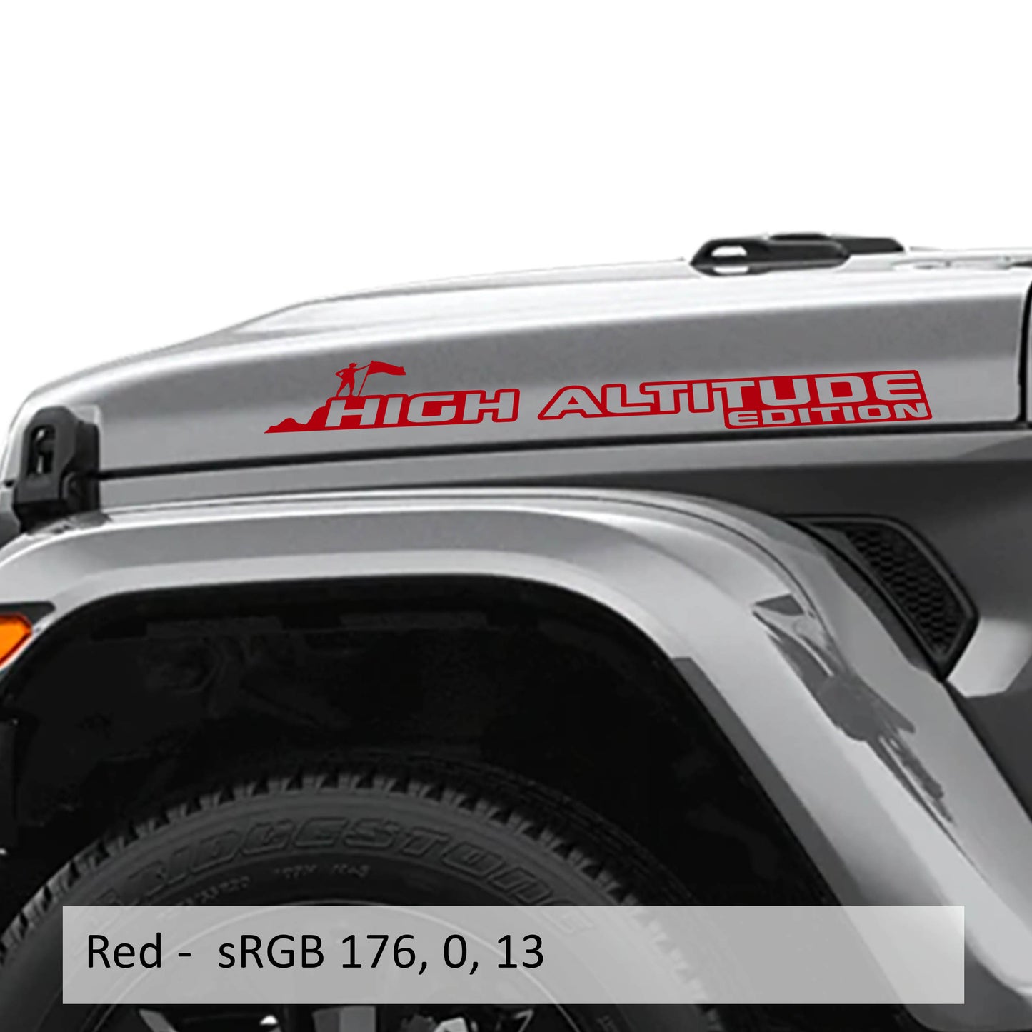 High Altitude Hood Edition Vinyl Decal Set (Pair)