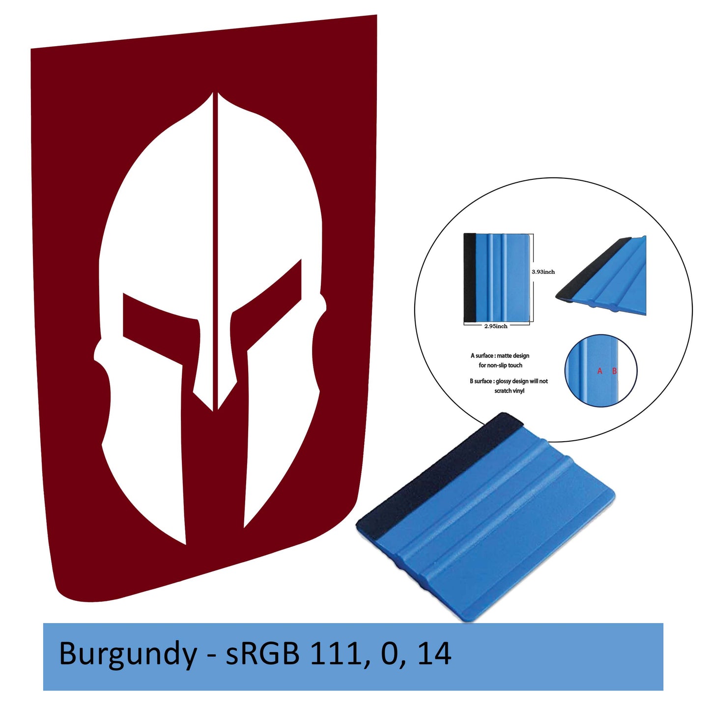 Spartan Helmet Power-Dome Blackout Hood Decal - Fits 2018+ Jeep Wrangler& Gladiator Rubicon Hoods