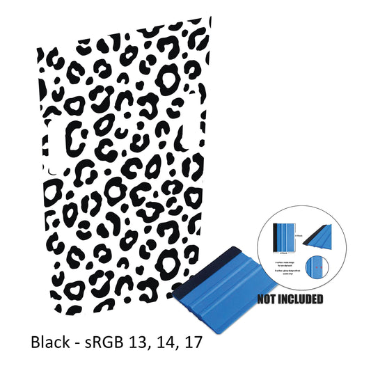 Leopard Print Blackout Hood Vinyl Decal Graphic - Fits 2018+ Jeep Wrangler JL/Jeep Gladiator JT Rubicon Models