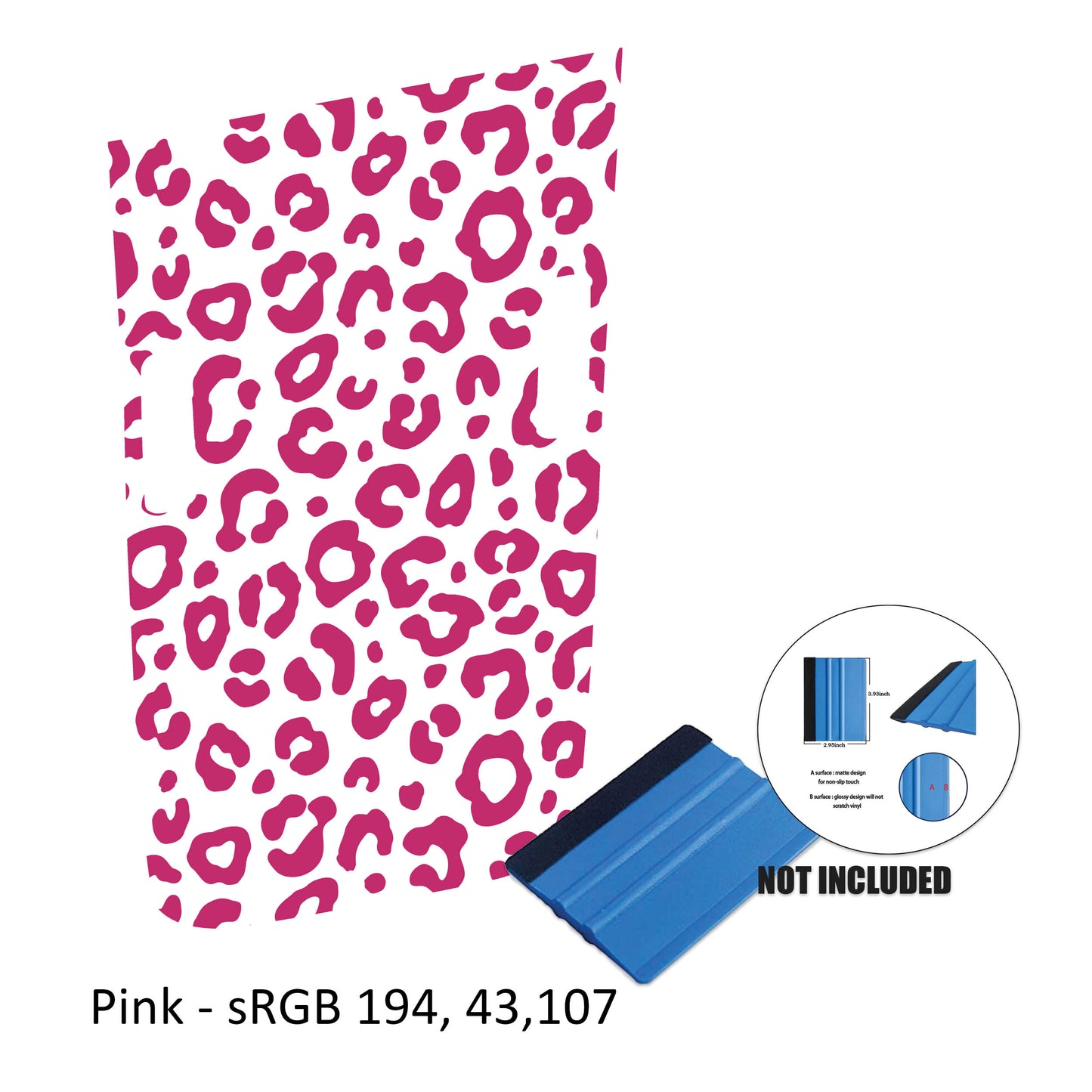 Leopard Print Blackout Hood Vinyl Decal Graphic - Fits 2018+ Jeep Wrangler JL/Jeep Gladiator JT Rubicon Models