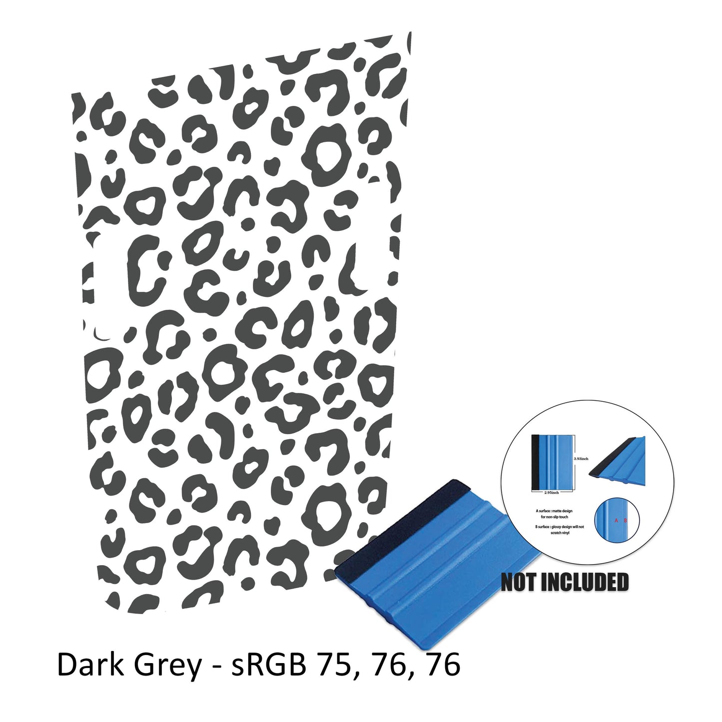 Leopard Print Blackout Hood Vinyl Decal Graphic - Fits 2018+ Jeep Wrangler JL/Jeep Gladiator JT Rubicon Models