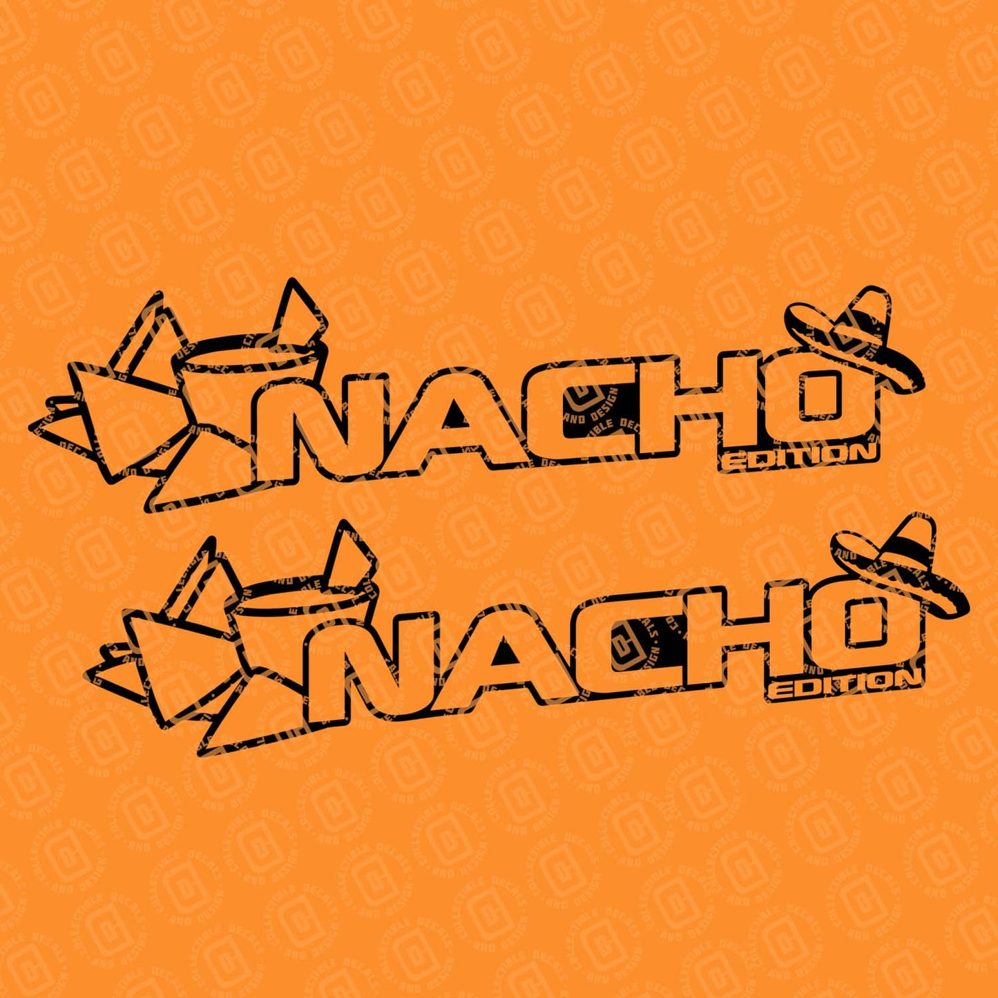 Nacho Chip Edition Decal v2 Side Hood Vinyl Decal (Pair)