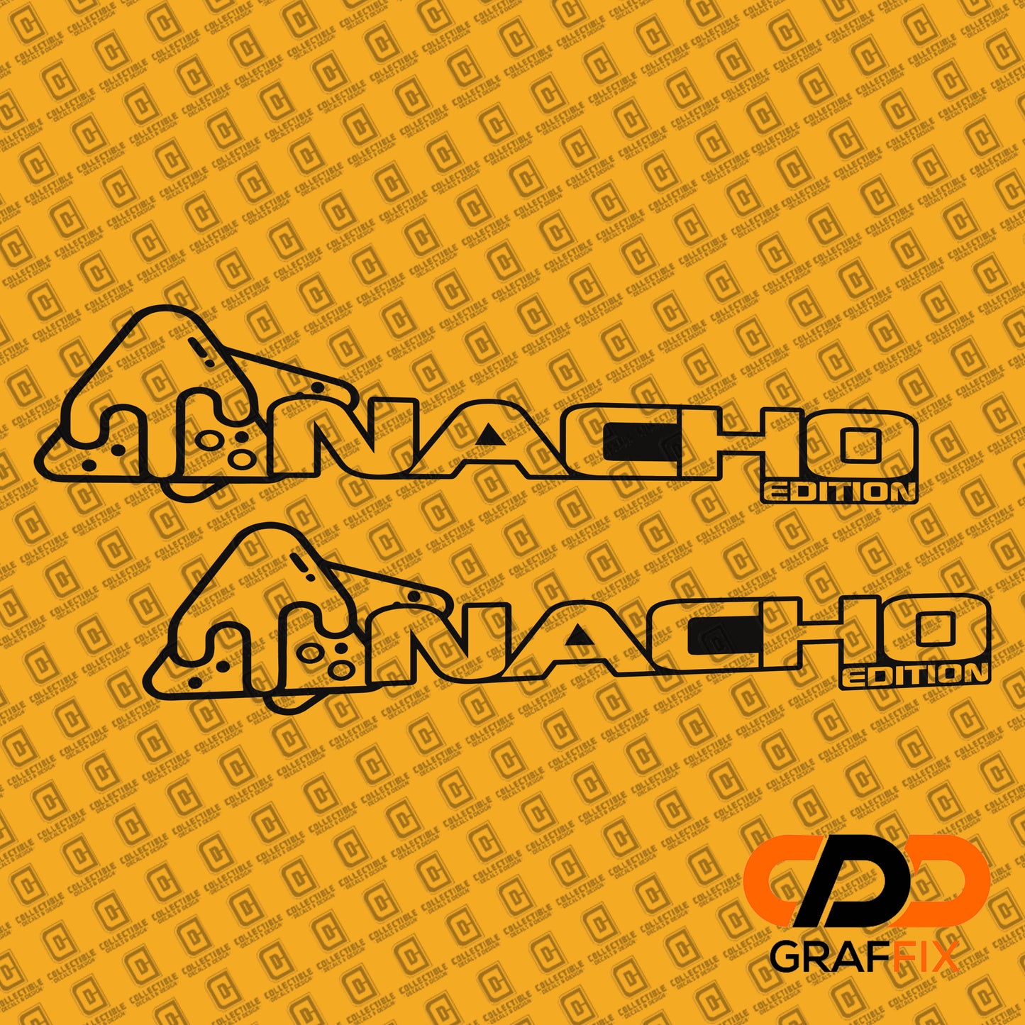 Nacho Edition Decal v1 Side Hood Vinyl Decal (Pair)