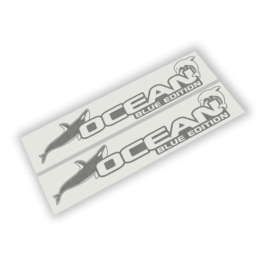 Ocean Blue Edition Hood Decal Set (Pair)