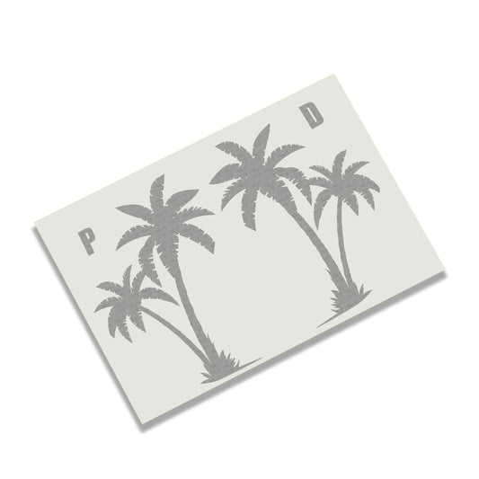 Palm Tree Fender Vent Vinyl Decal - Fits Jeep Wrangler JL/Jeep Gladiator JT 2018+
