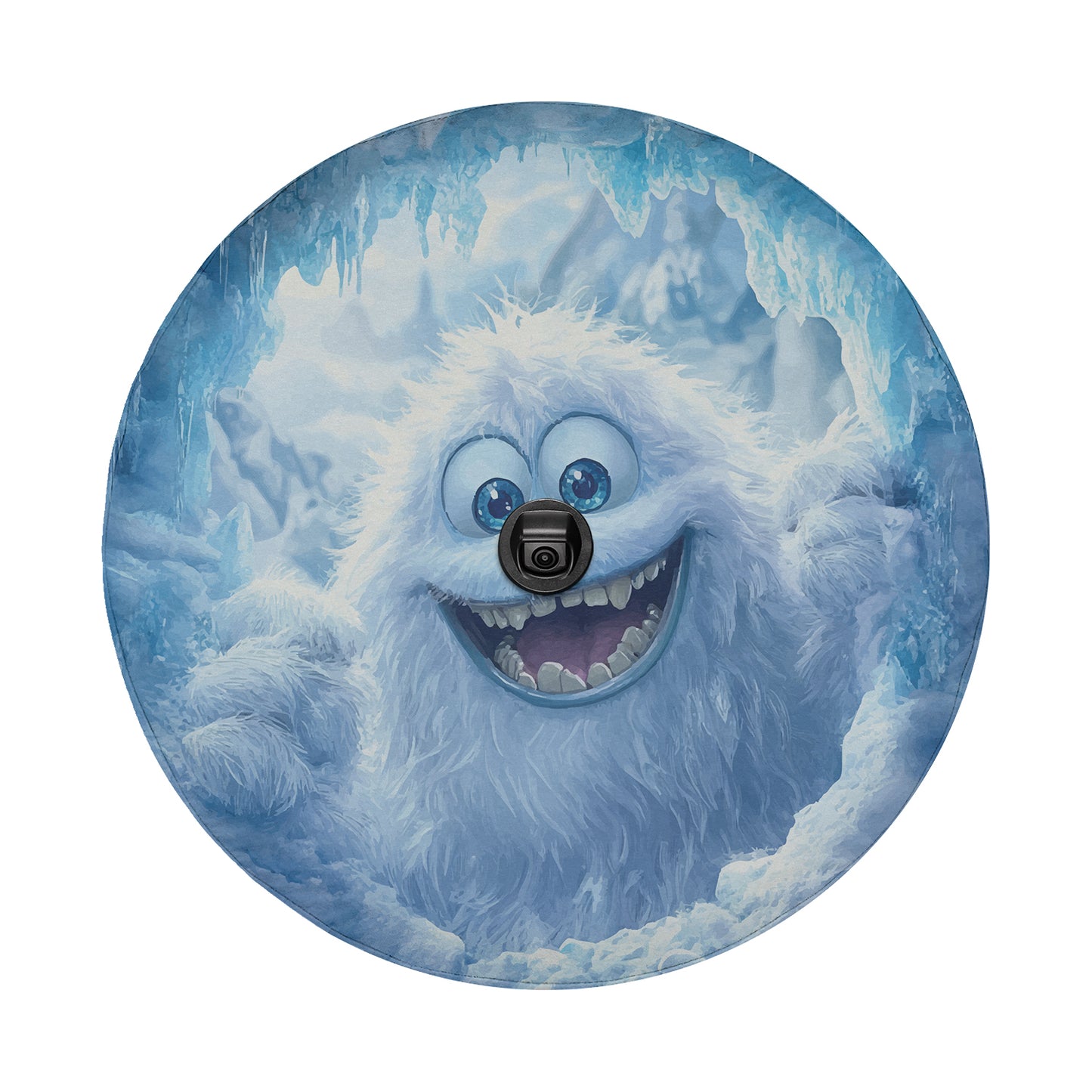 Yeti Peek-a-Boo Spare Tire Cover With Backup Camera Hole