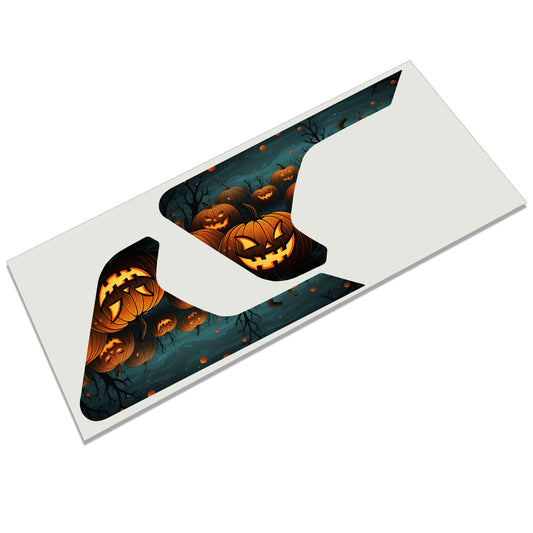 Halloween Pumpkin Patch 2pc Vinyl Fender Decal Set - Fits Jeep Wrangler JL/Jeep Gladiator JT 2018+