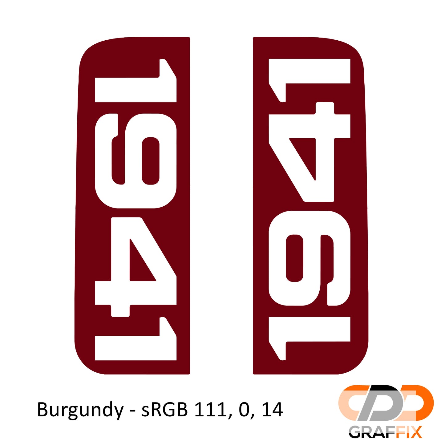 1941 Side Window Vinyl Decal Set - Fits Jeep Wrangler JKU 2006 - 2018