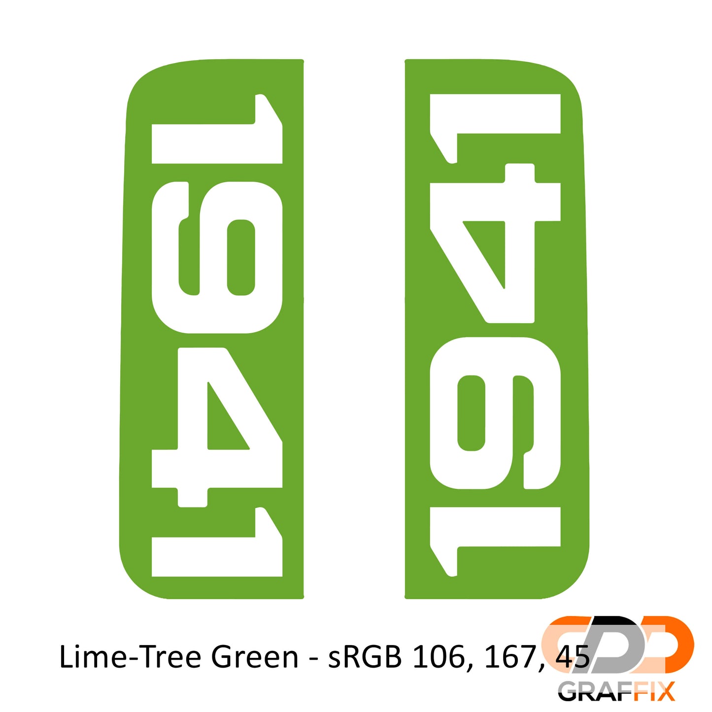 1941 Side Window Vinyl Decal Set - Fits Jeep Wrangler JKU 2006 - 2018