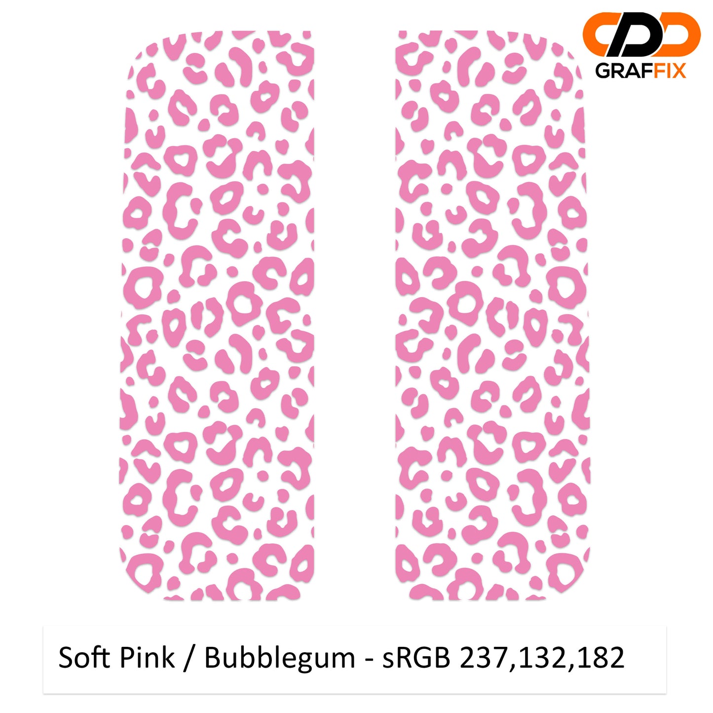 Leopard Print Pattern Side Window Vinyl Decal Set - Fits Jeep Wrangler JL 2018+/Fits Jeep Gladiator JT 2020+