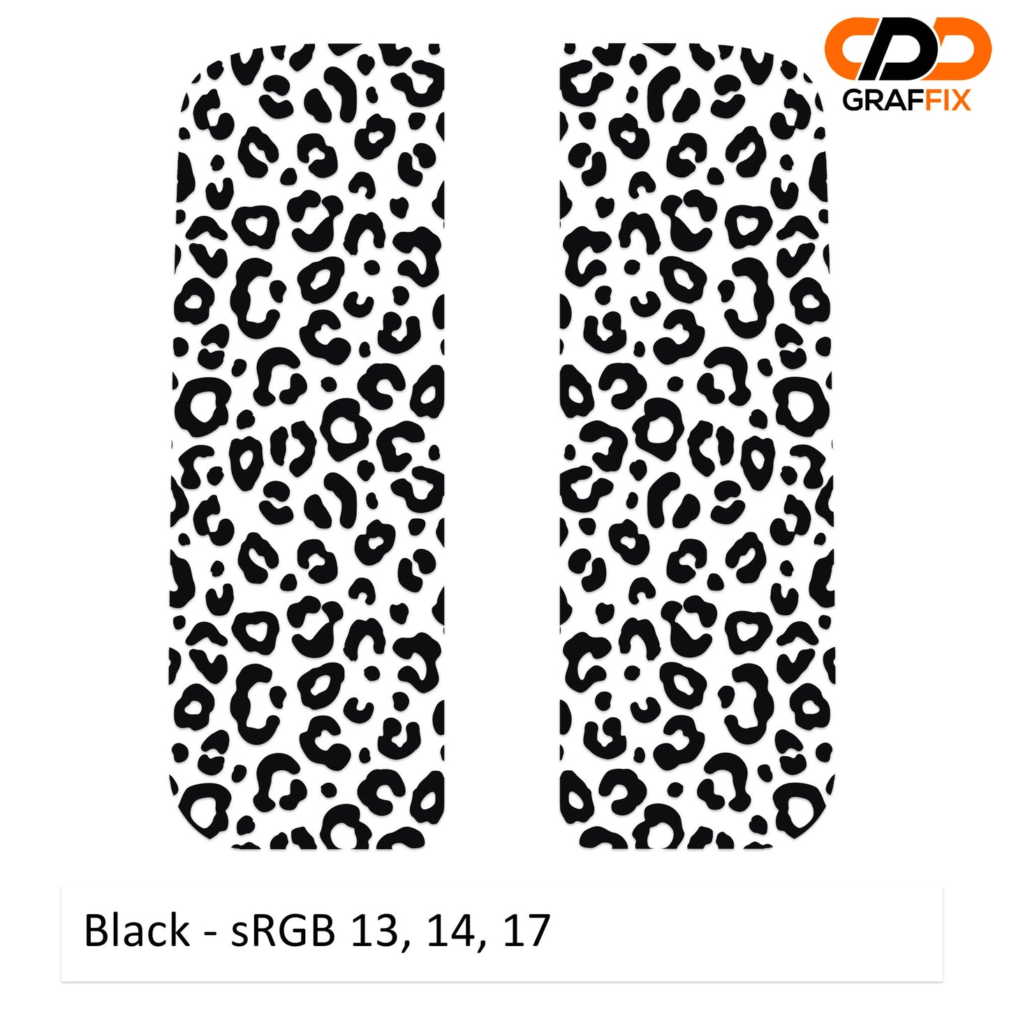 Leopard Print Pattern Side Window Vinyl Decal Set - Fits Jeep Wrangler JL 2018+/Fits Jeep Gladiator JT 2020+