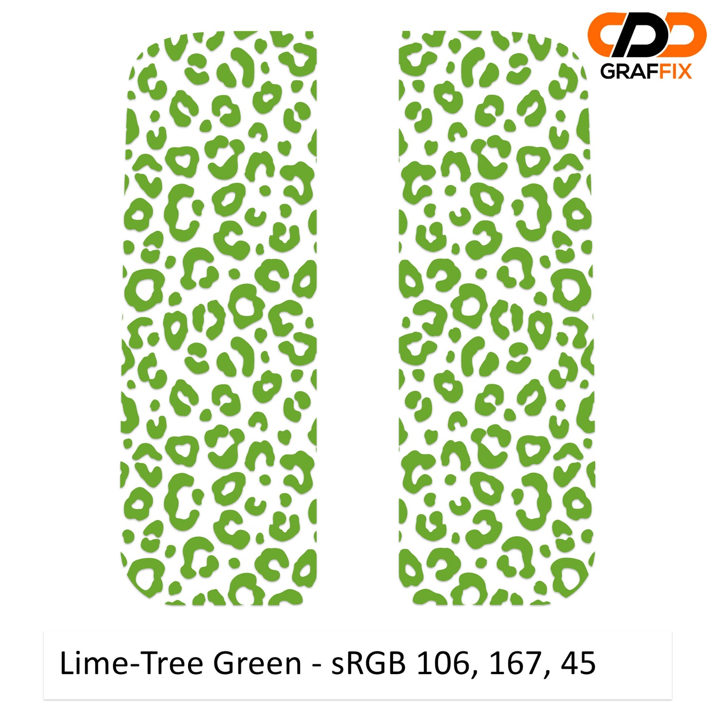 Leopard Print Pattern Side Window Vinyl Decal Set - Fits Jeep Wrangler JL 2018+/Fits Jeep Gladiator JT 2020+