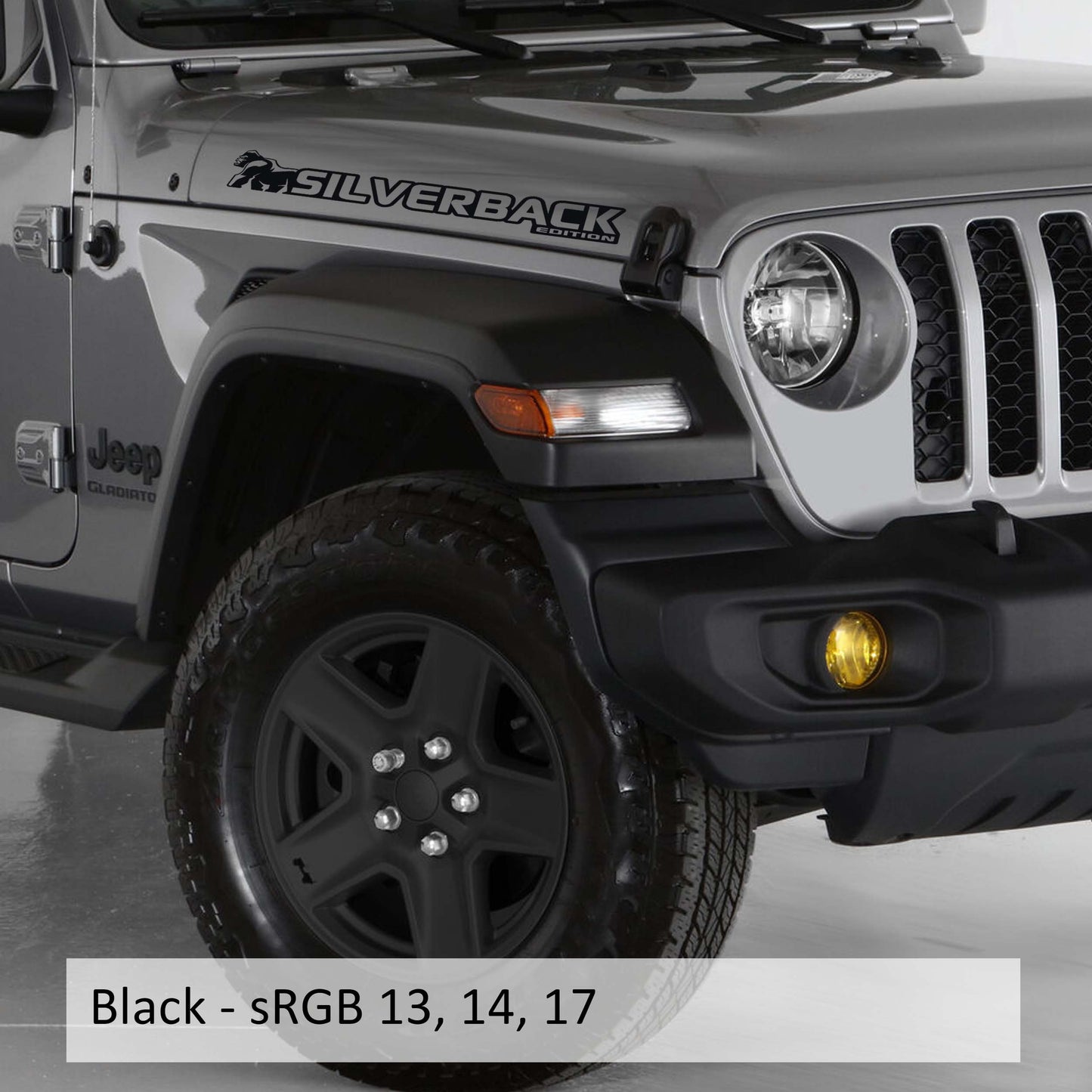 Silverback Edition Side Hood Vinyl Decal (Pair)