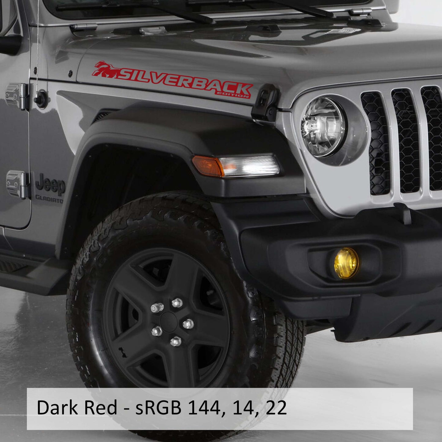 Silverback Edition Side Hood Vinyl Decal (Pair)